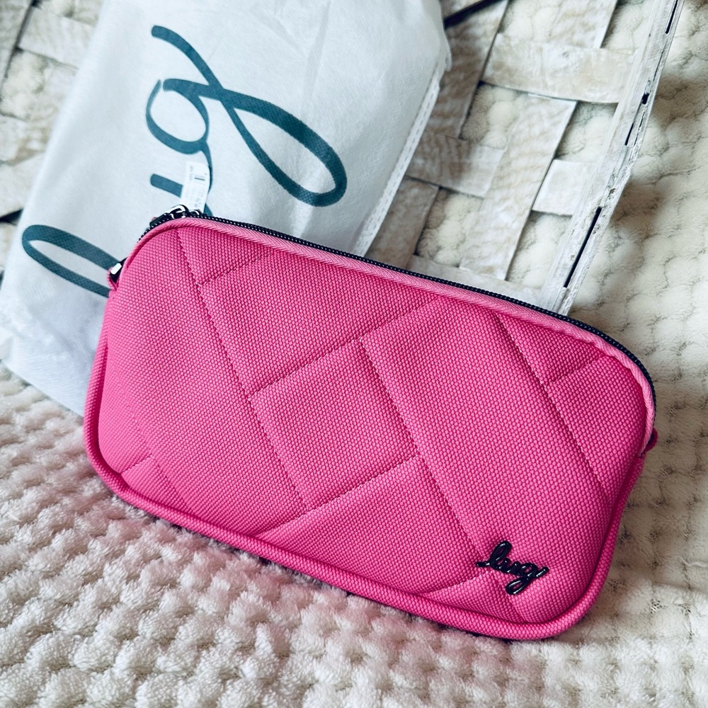 New nwt Lug coupe xl matte luxe vl Pink Tourmaline convertible Crossbody bag